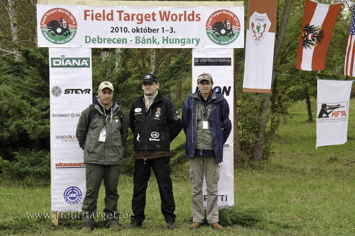 Filippo Mannino, Mariusz Žydziak, Francois Du Toit